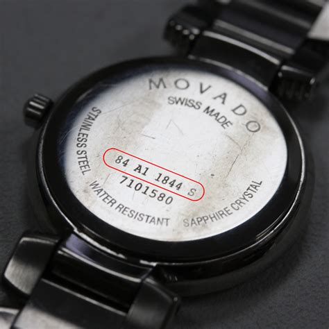 how to know if a movado watch is fake|movado serial number verification.